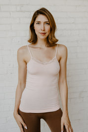 Spaghetti Strap Lace Cami (DW)