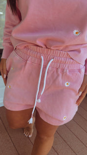 Stich and Co Ultra Soft Pink Floral Shorts