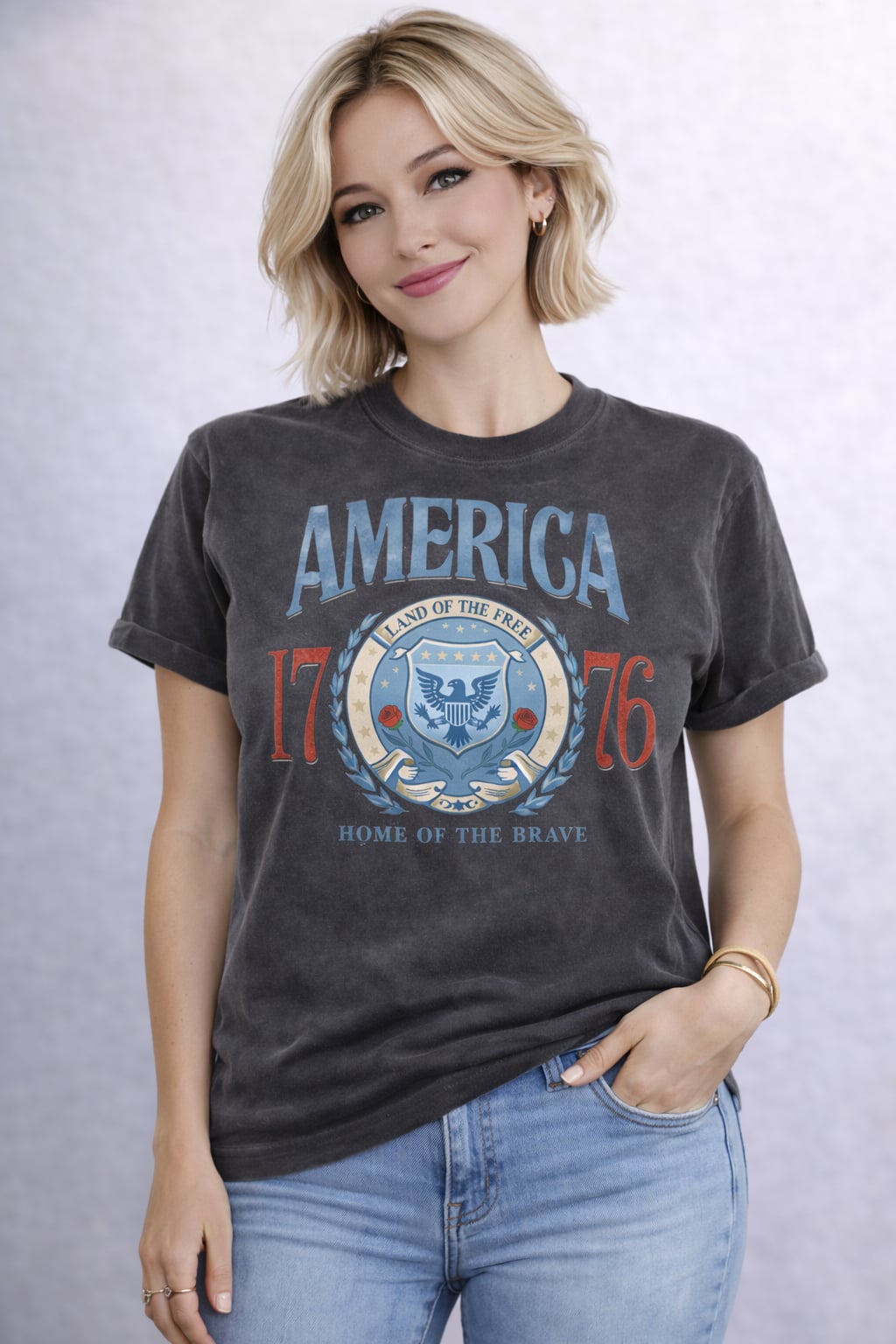 America Home of the brave Graphic Tee