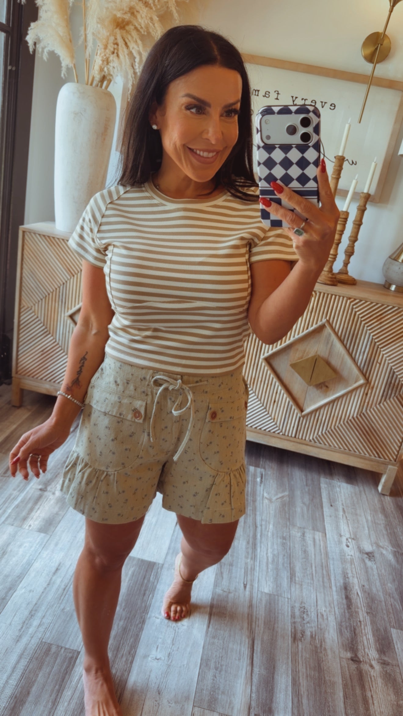 Stitch and CO Olive Chic Shorts