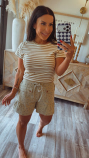 Stitch and CO Olive Chic Shorts