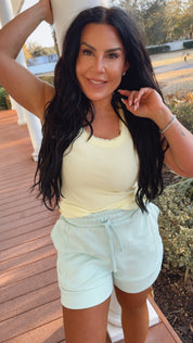 Soft Mint Butter Soft Rae Mode Shorts