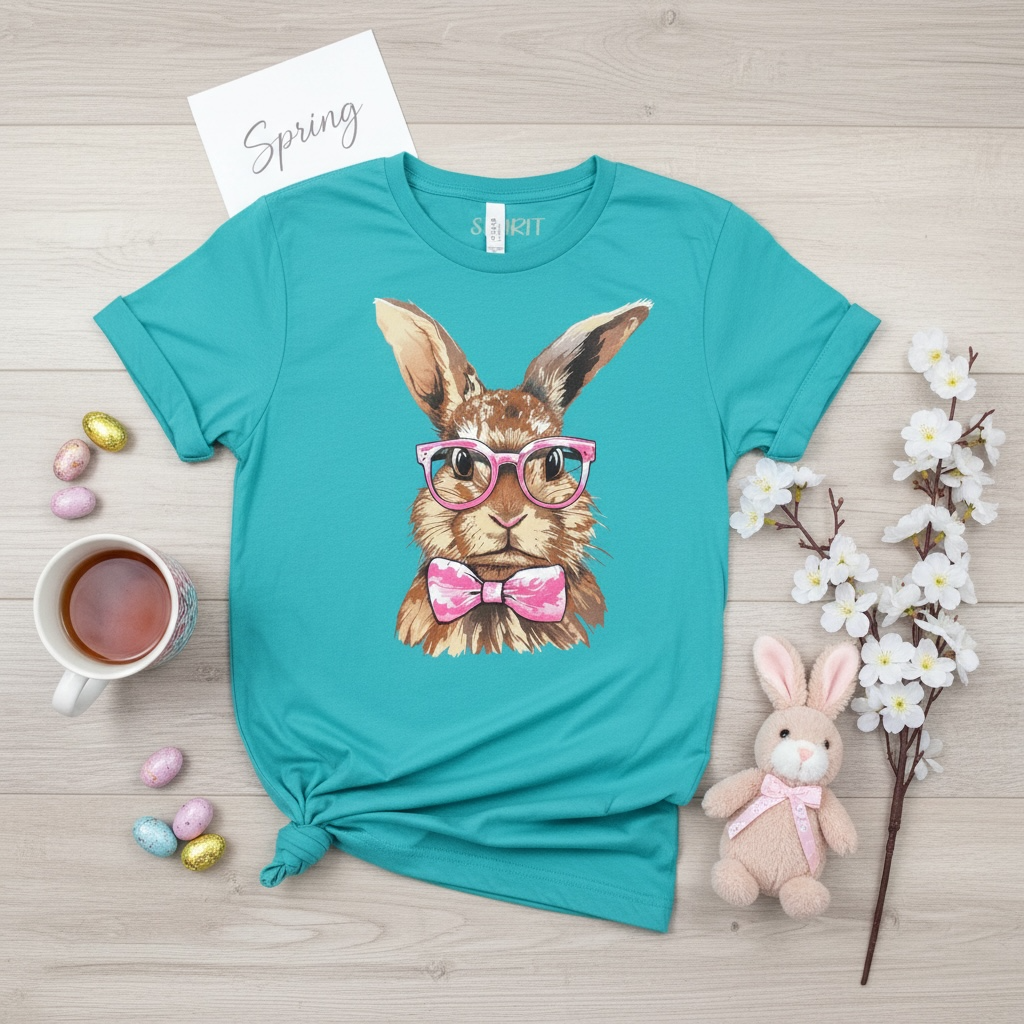 Cool Easter Bunny Graphic Top