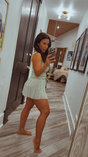 Athletic Sassy Sage Twirl Skort