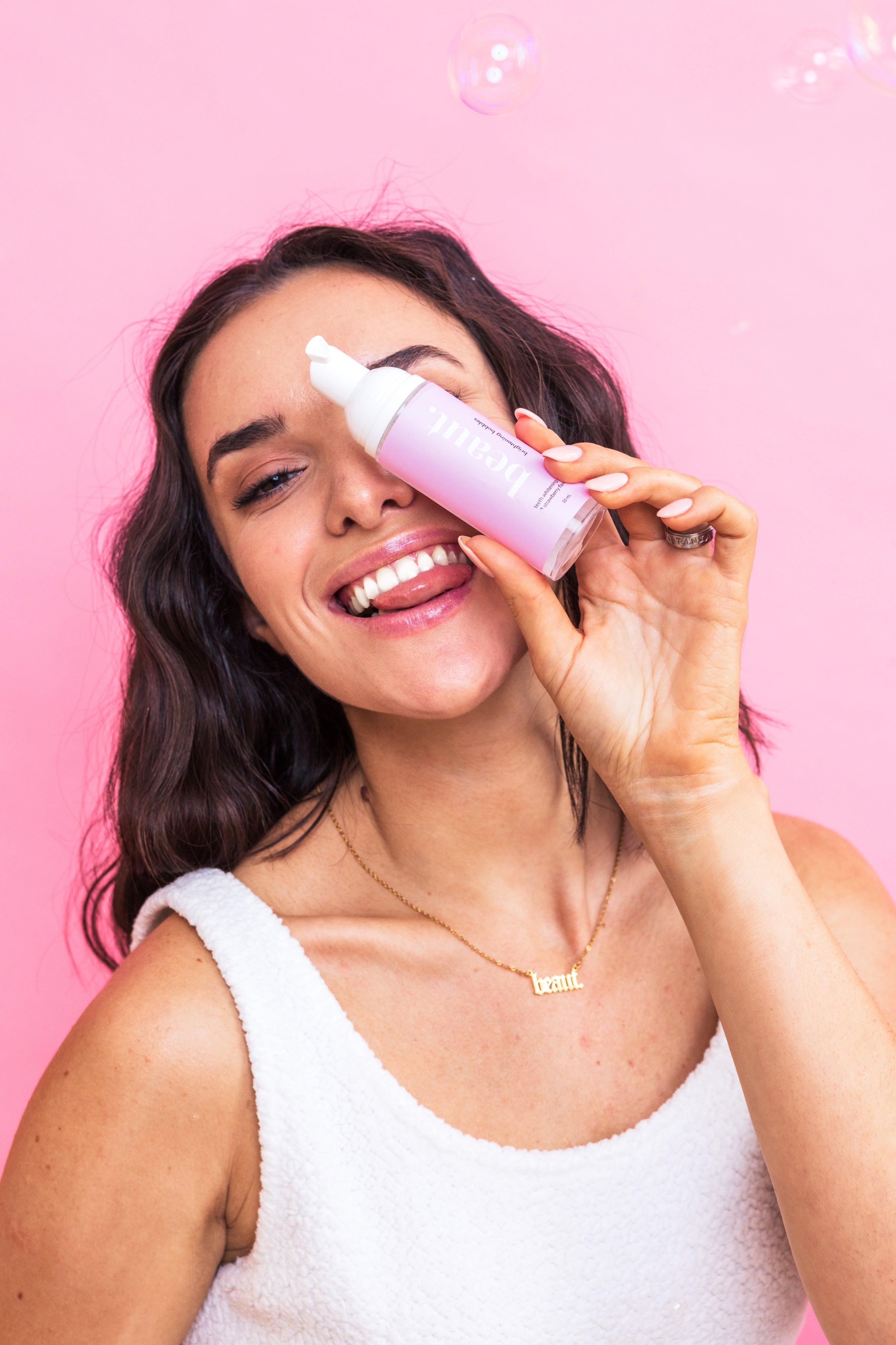 strawberry brightening bubbles