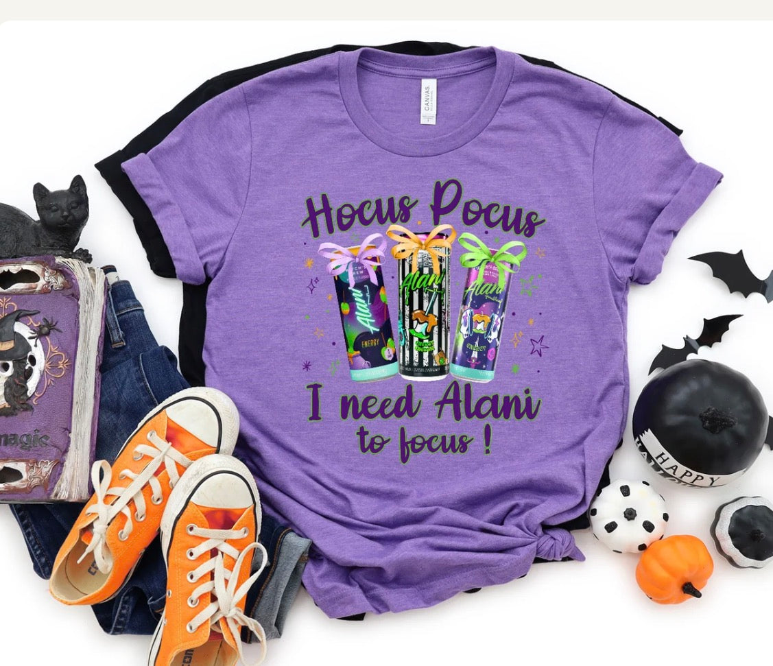 Hocus Poc.. Need Alan.. to Focus  Halloween Grpahic Top