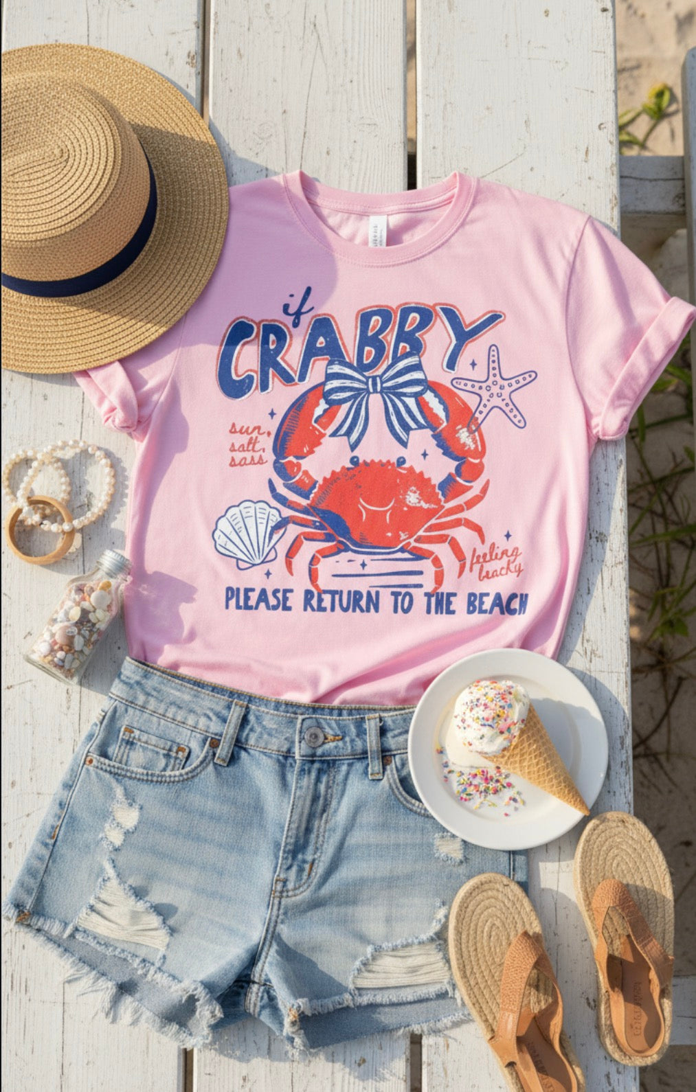 If Crabby return to the beach