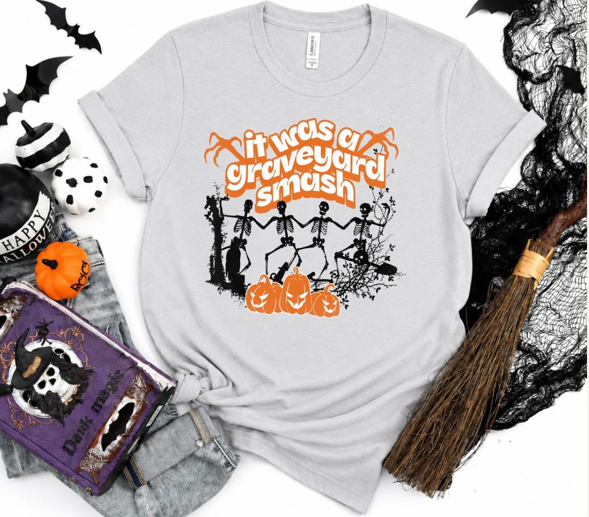It Was A Graveyard Smash  Halloween Grpahic Top