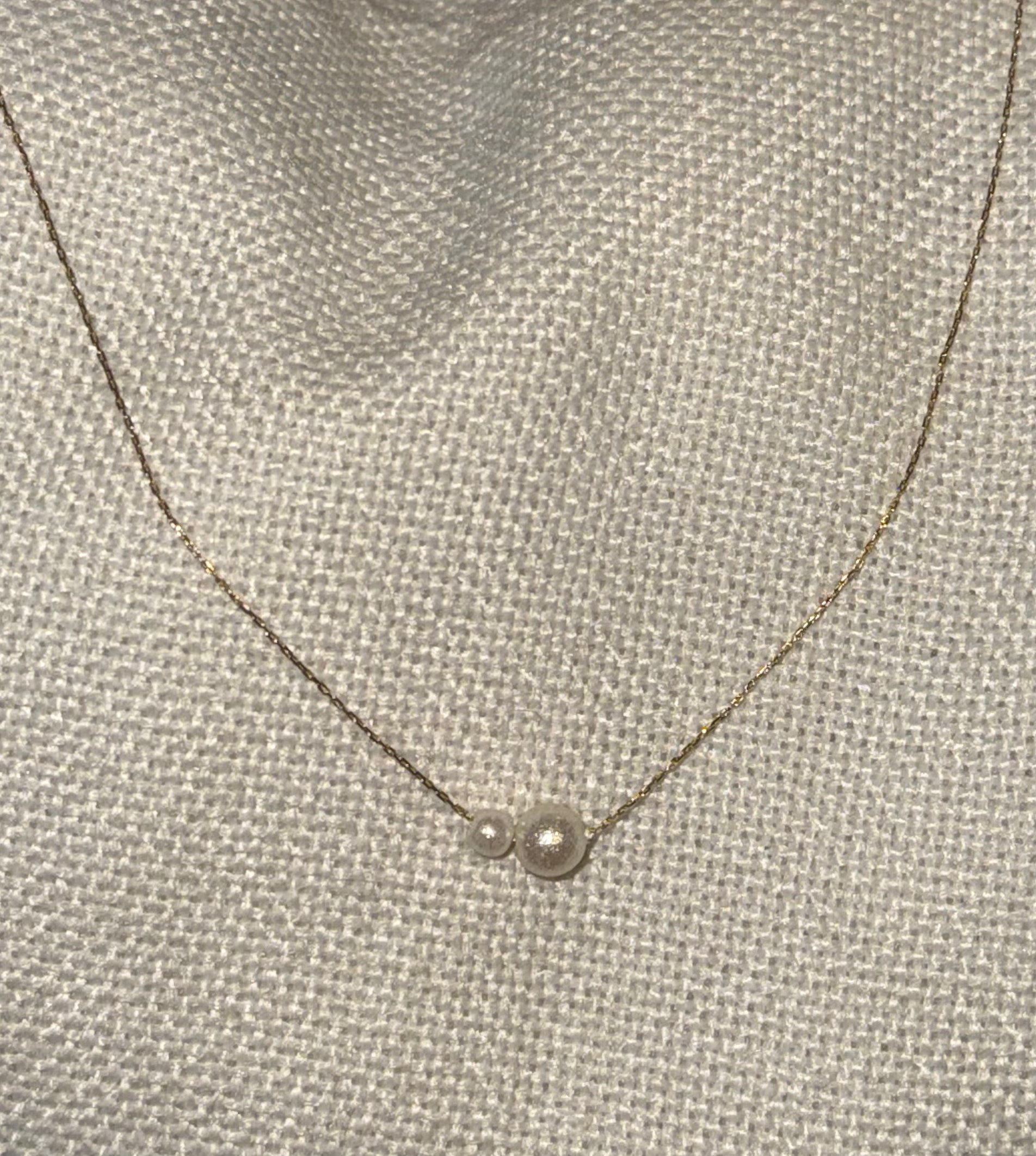 Gold And Pearl Necklace