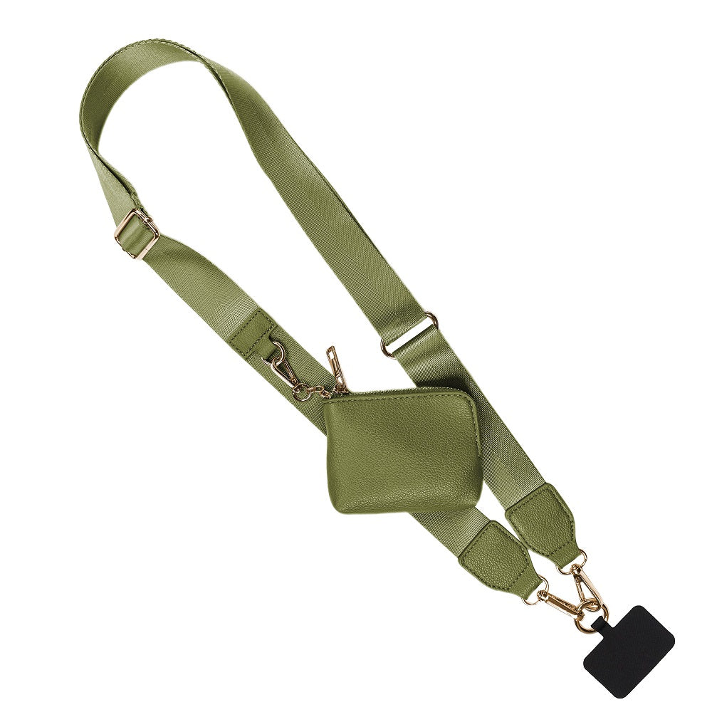Clip & Go Strap w/RFID Pouch Solid