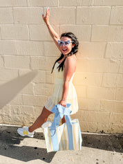 Sassy Yellow Twirl Athletic Dress With Shorts and pocket