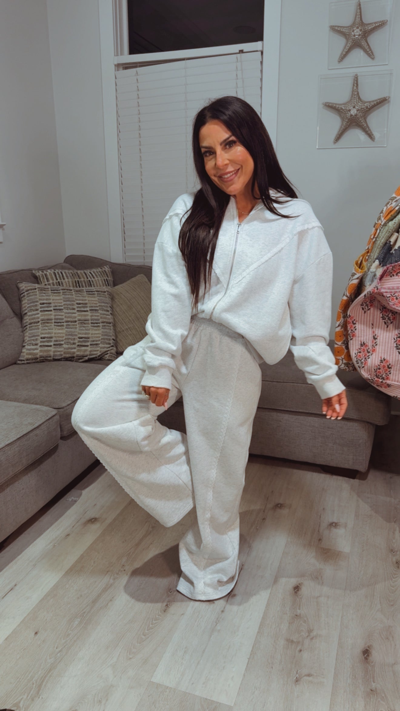 The Greii Soft Heather Grey  Ultra Soft Zip Up Hoodie