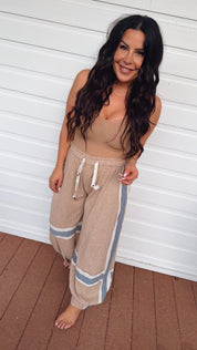 POL Latte Relaxed Fit Pants