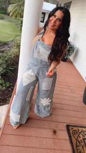 POL Denim Multi Premium Overalls