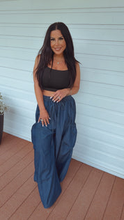 “ Barely Basic” Sassy Black Shape Wear Cami Tank