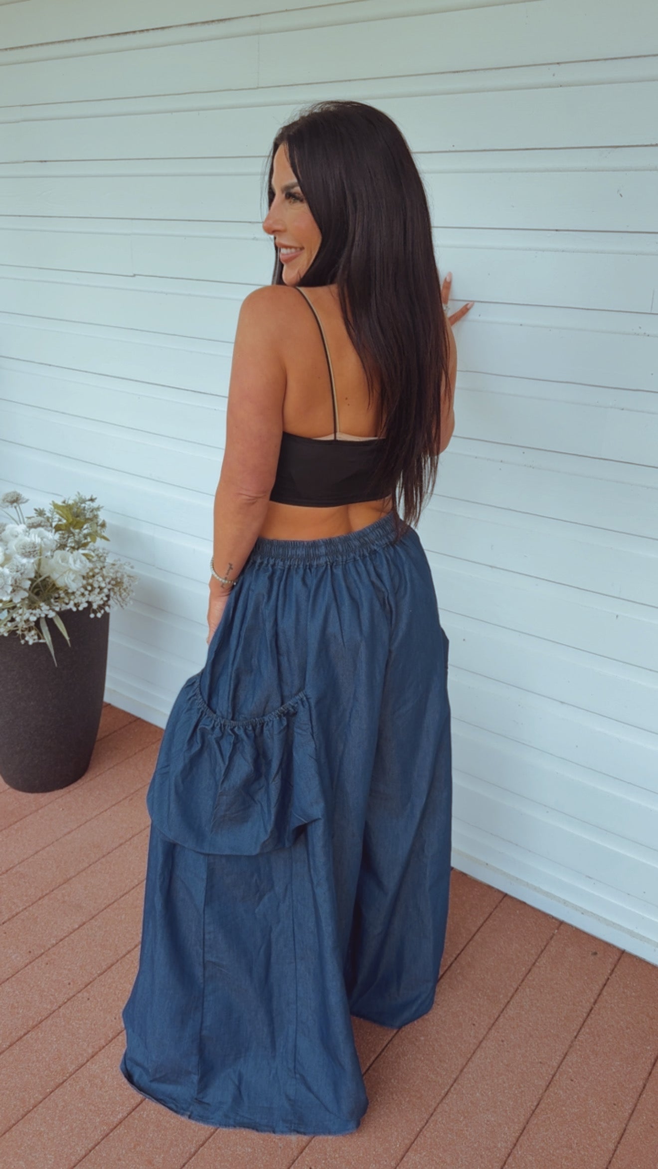 “ Barely Basic” Sassy Black Shape Wear Cami Tank