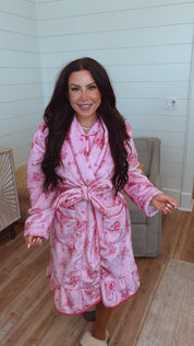 Jess Lea Legacy Lounge Robe- Blushing