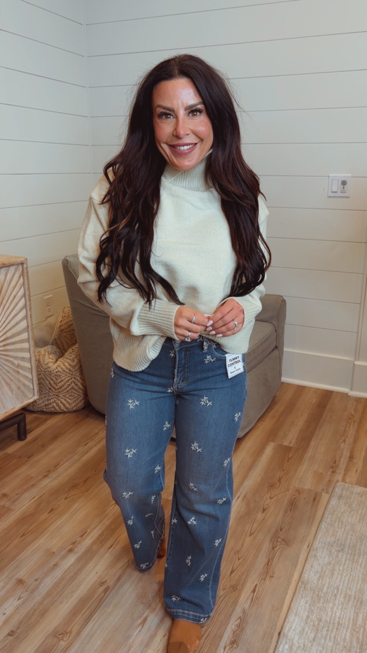 Oatmeal The Luxe Loft Mock Neck Pullover