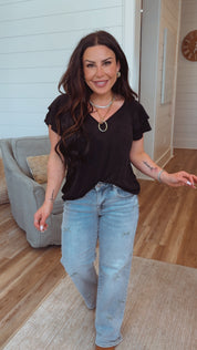 Risen High Rise-Crop Barrel-Ribbon Detail Jeans