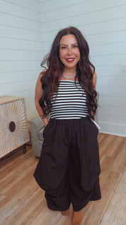 Chic 2-way Convertible Strapless Jumpsuit