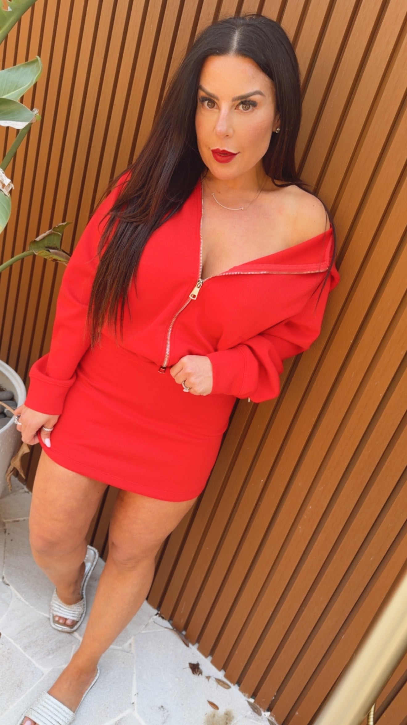 Ultra Soft Red Skort The Greii