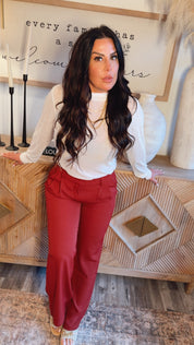 White Mesh Pearl Embellished Long Sleeve  Top