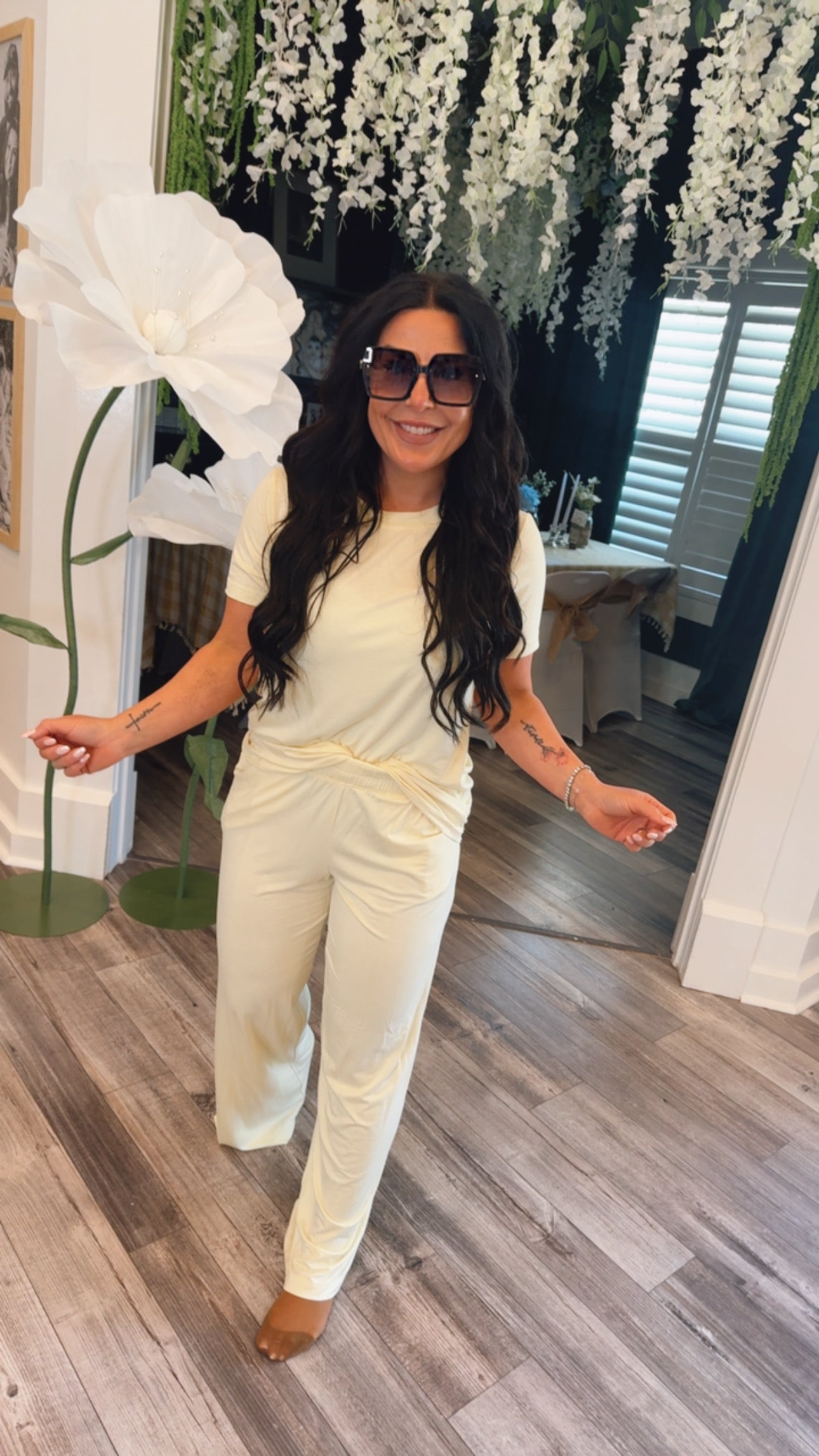 Ultra Soft Raemode  Yellow Lounge Joggers