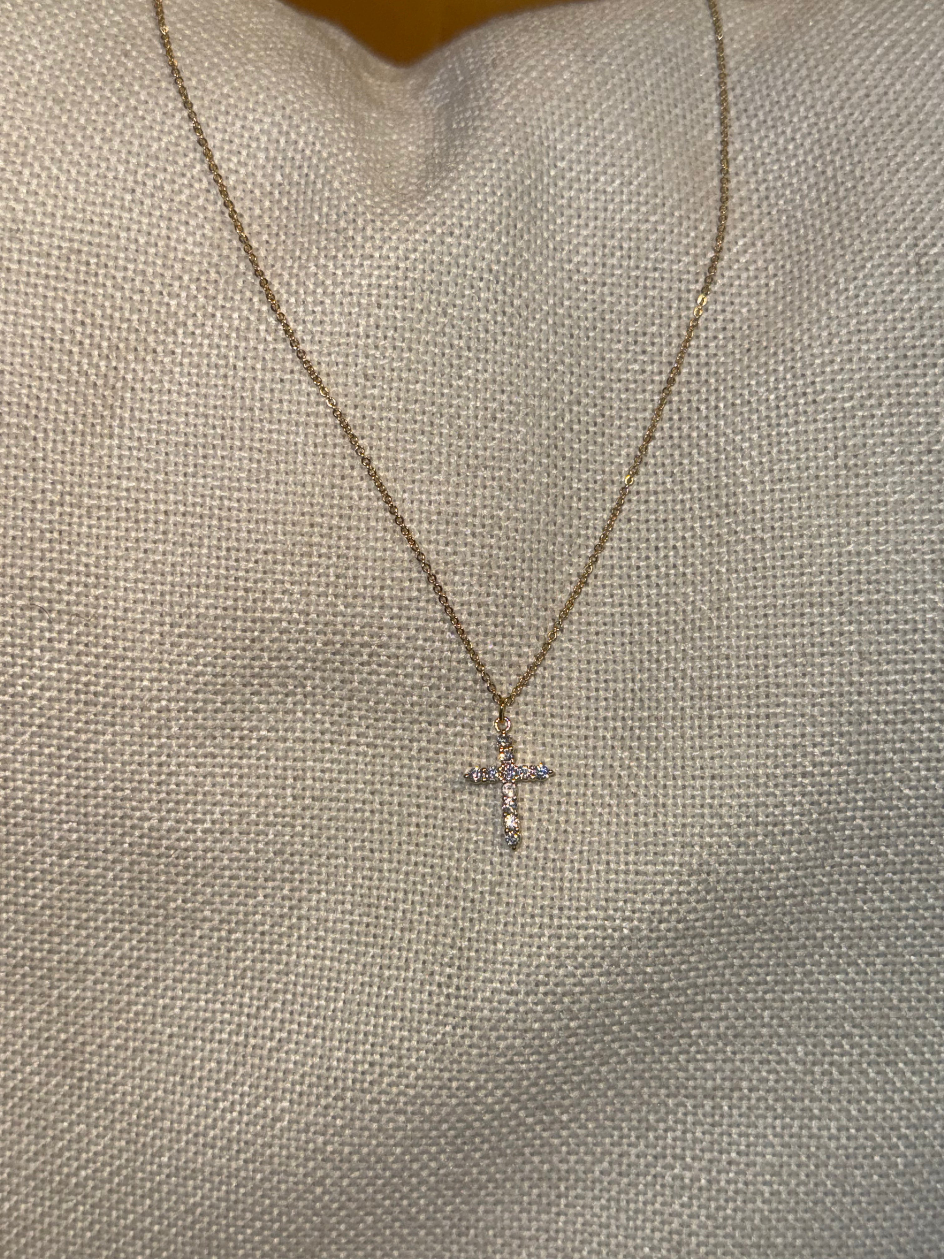 Gold Cross Necklace