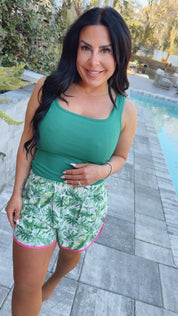 Soft Ribbed Kelly Green Everyday Tank