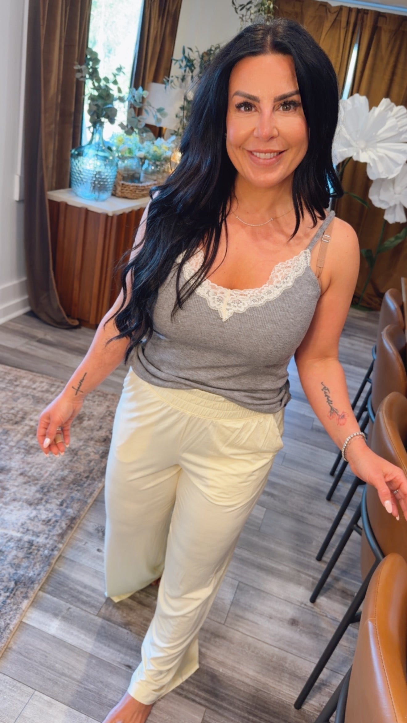 Ultra Soft Raemode  Yellow Lounge Joggers