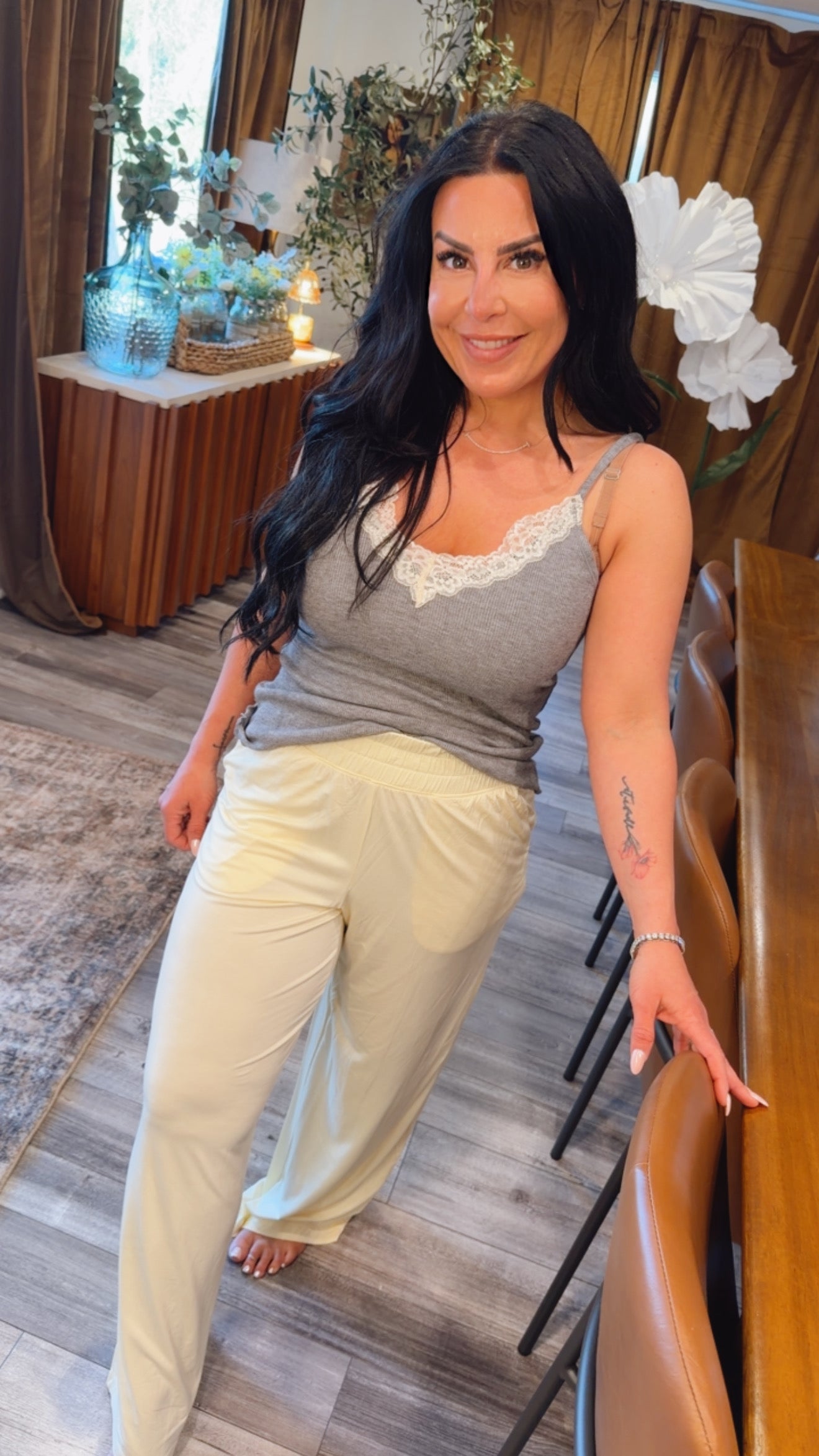 Ultra Soft Raemode  Yellow Lounge Joggers