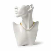 Large Gold and Pearl Necklace