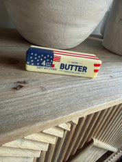 USA Red White and Blue Flag Butter Squishy