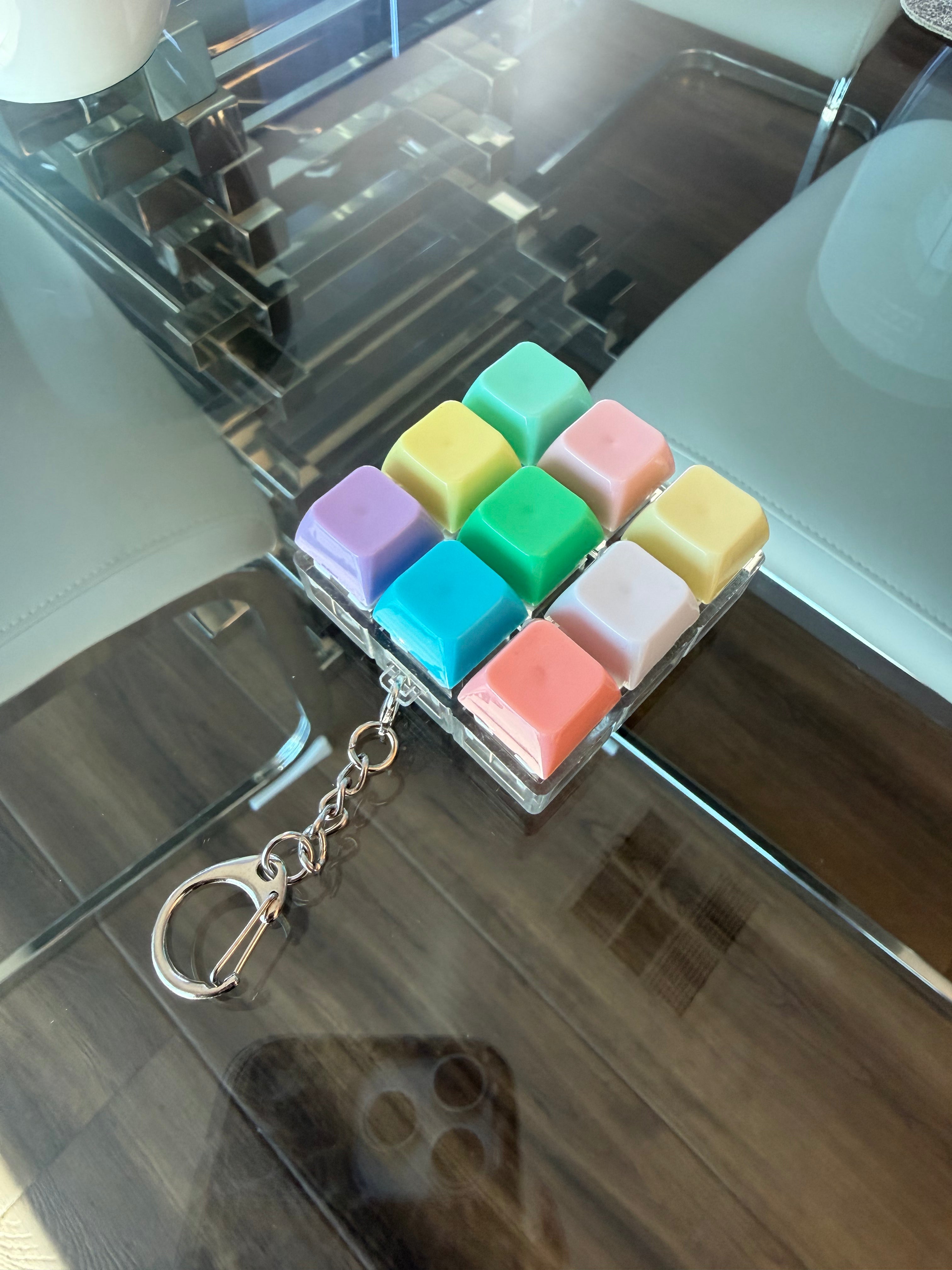 Pastel Lightup Fidget Keyboard