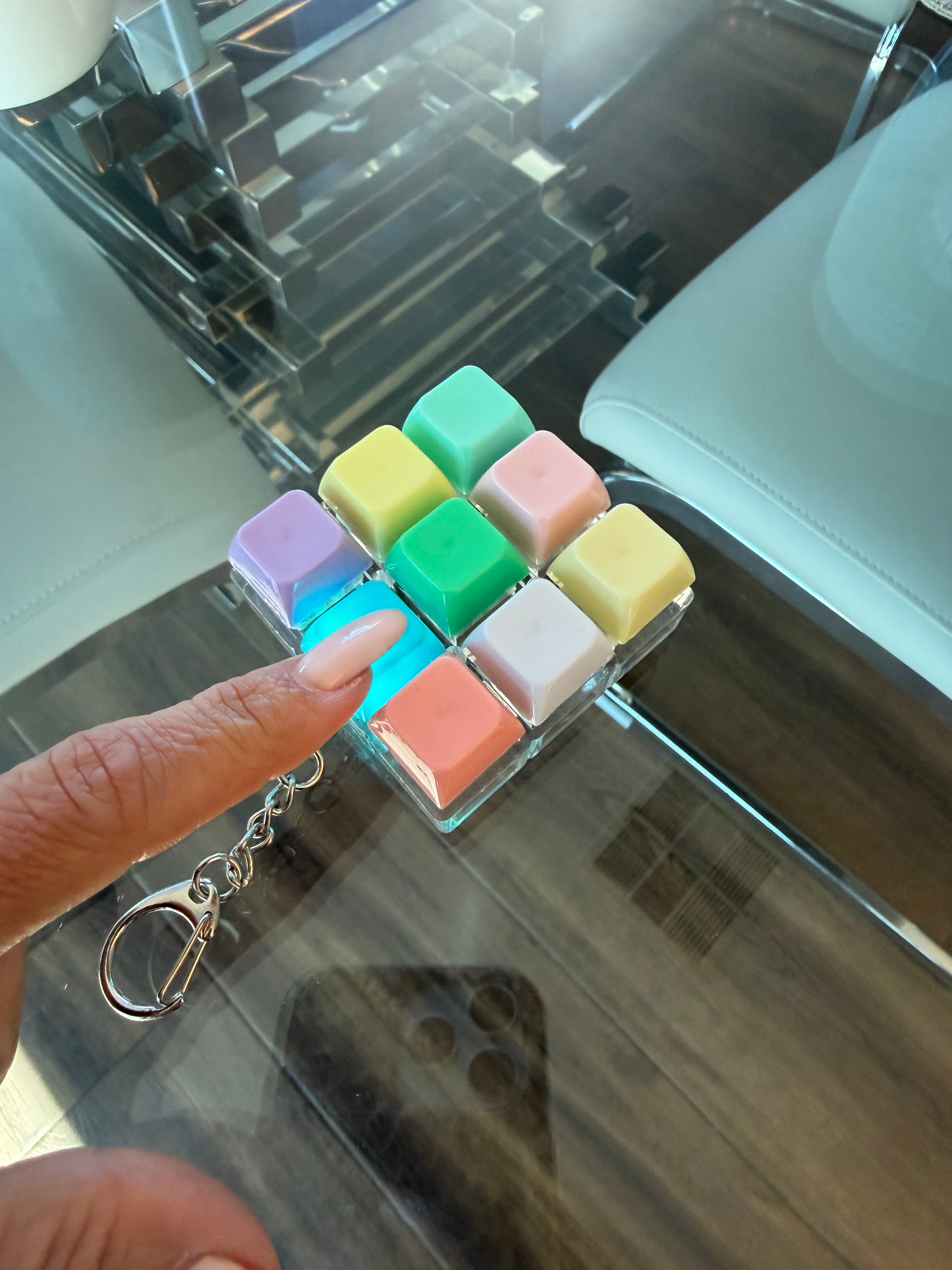 Pastel Lightup Fidget Keyboard