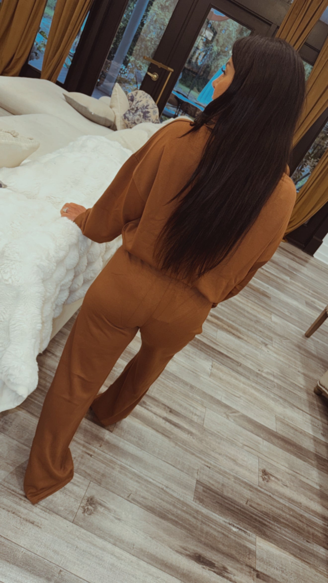Luxe Heaven Soft Brown 1/4 ZIp Pullover