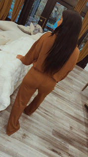 Luxe Heaven Soft Brown 1/4 ZIp Pullover