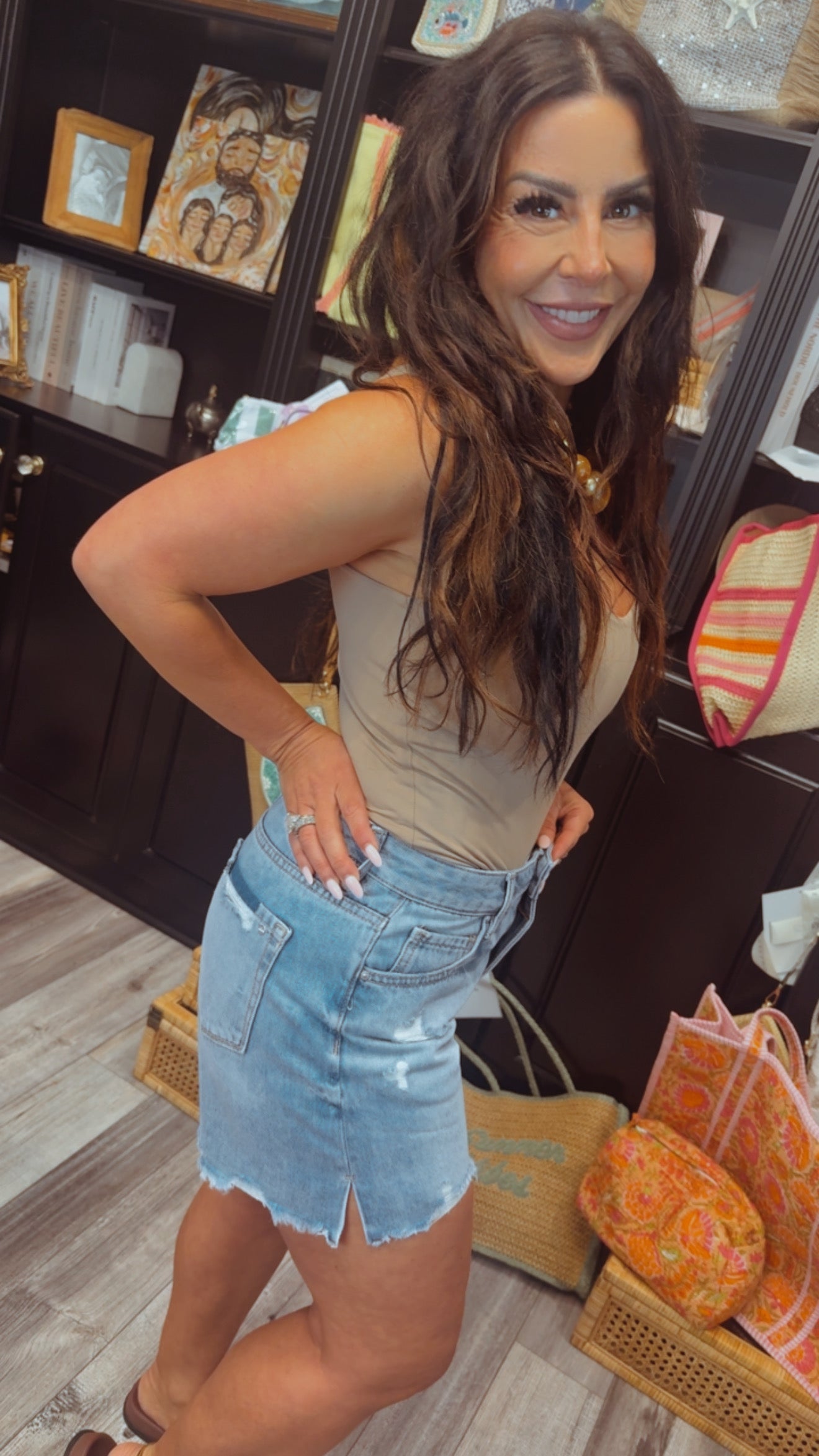 Ultra Distresed Mid Boyfriend Jeans