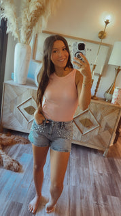 Rose Slim Fit  Tank