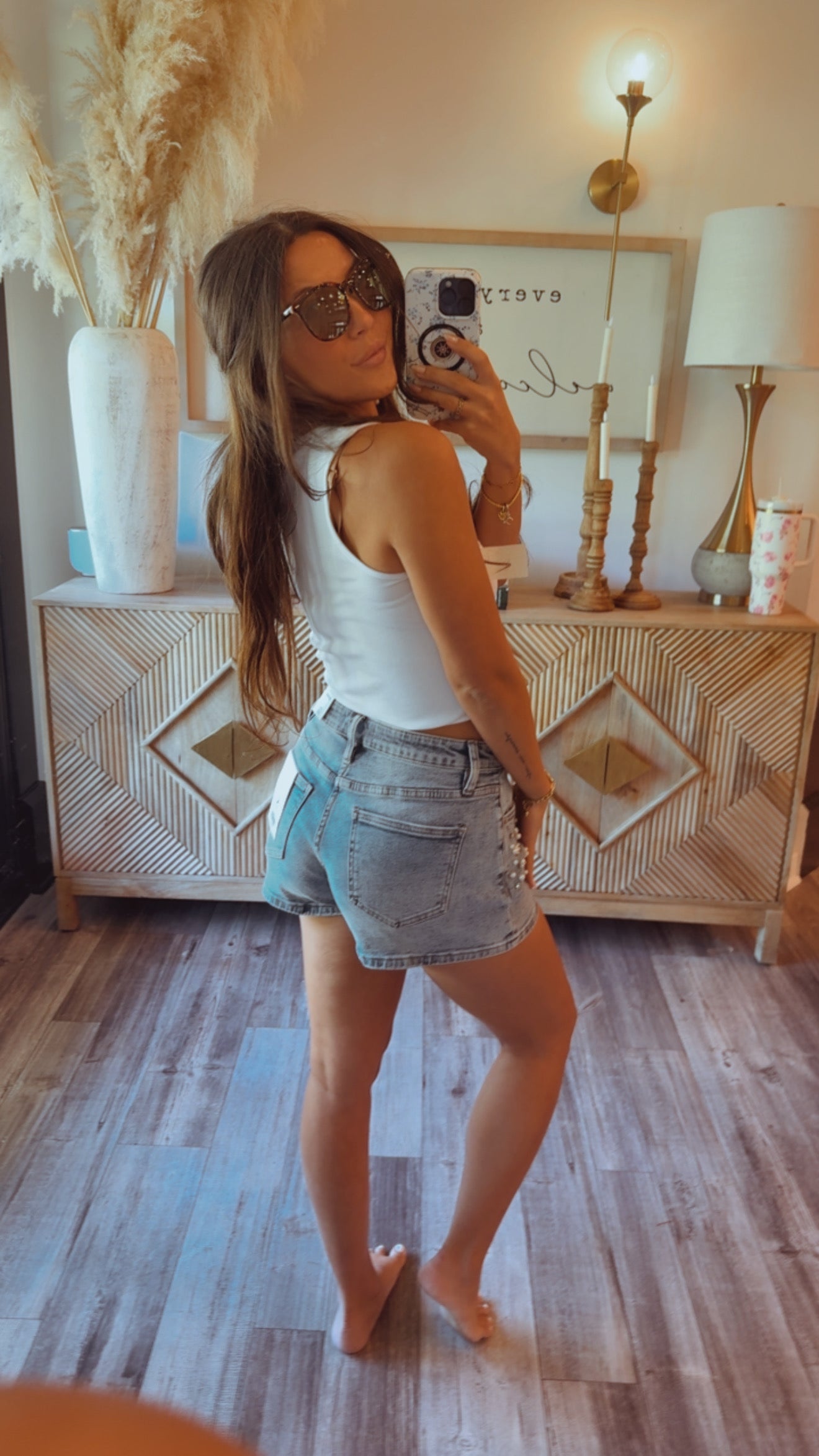 White Sporty Stretch Crop Tank