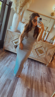 Heather Grey Loose Fit Comfy Dress