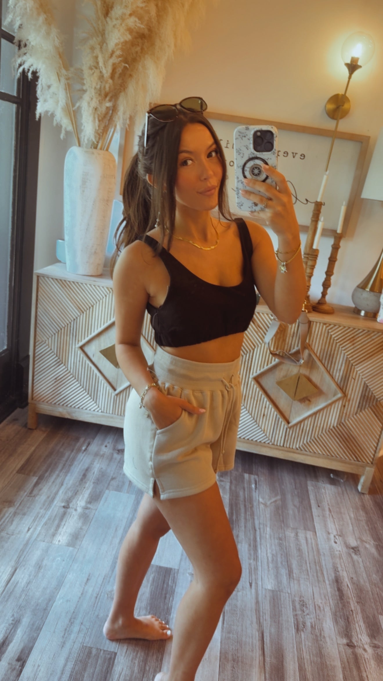 Comfy Everyday Shorts Tan