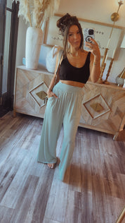Chic Sea spray Flowy Pants