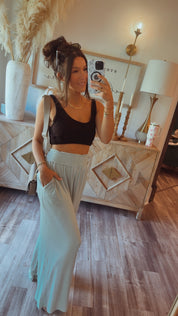 Chic Sea spray Flowy Pants