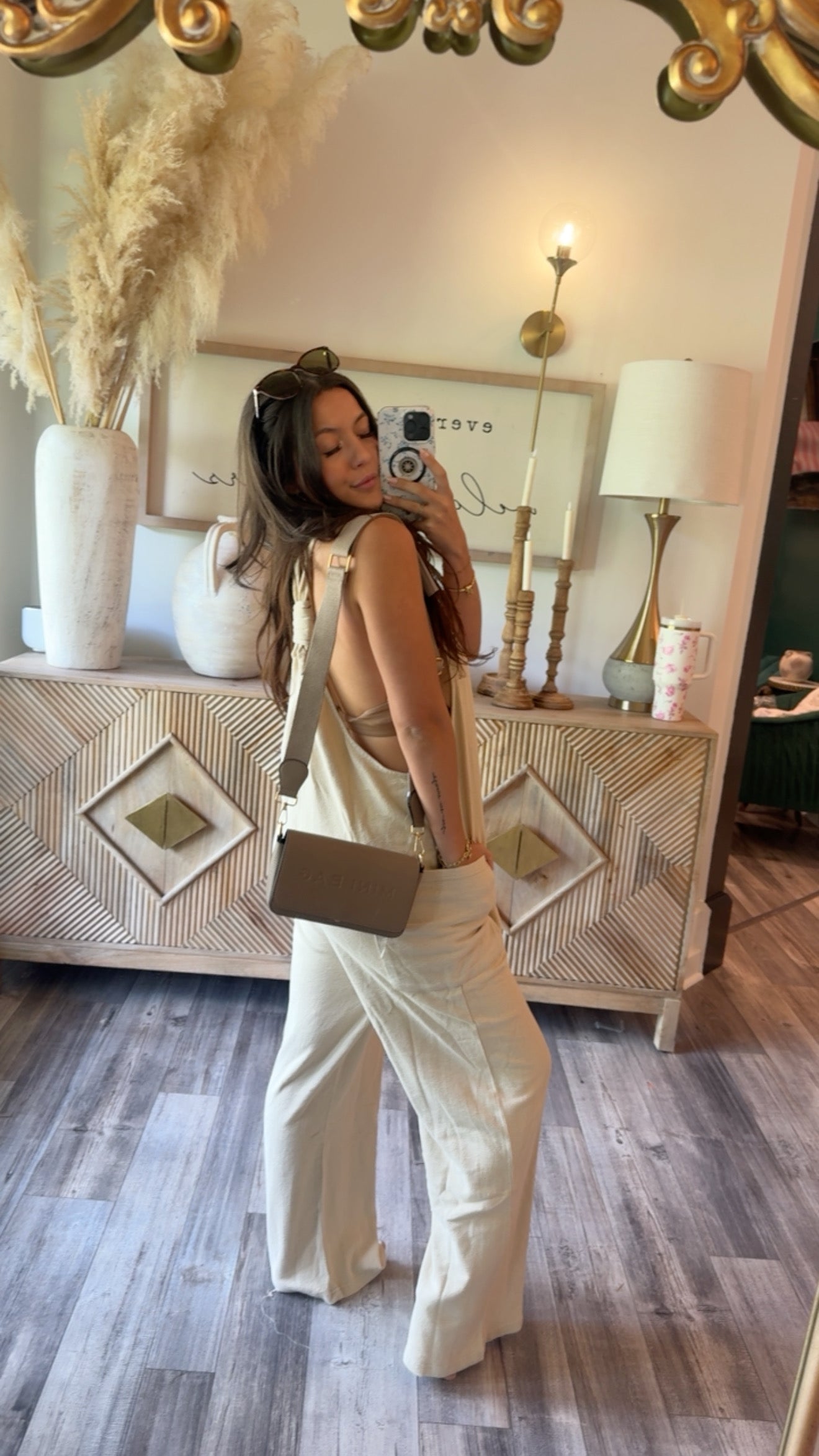 Chic Taupe Loose Fit Jumpsuit
