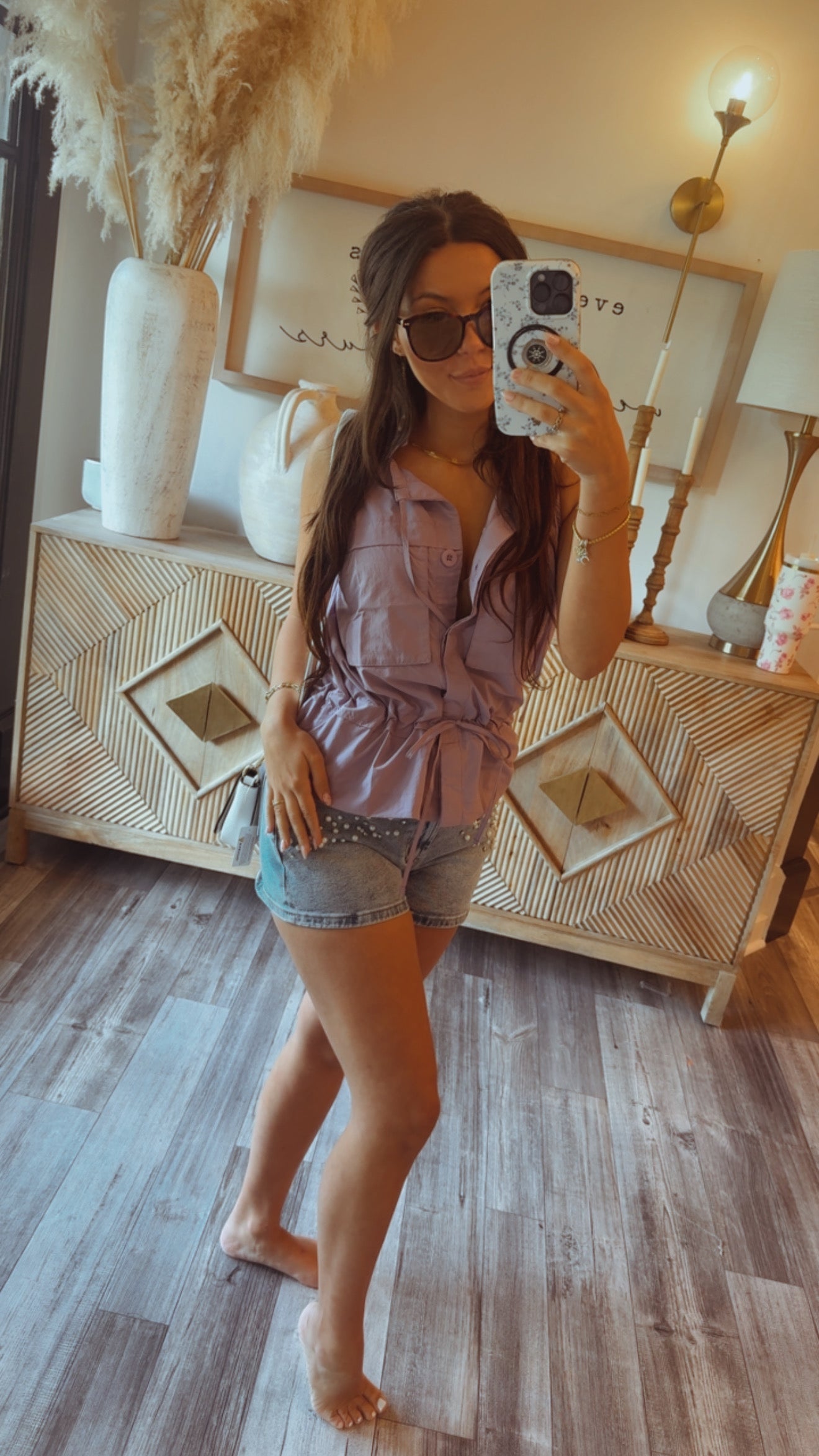 Purple Orchid Lightweight Top