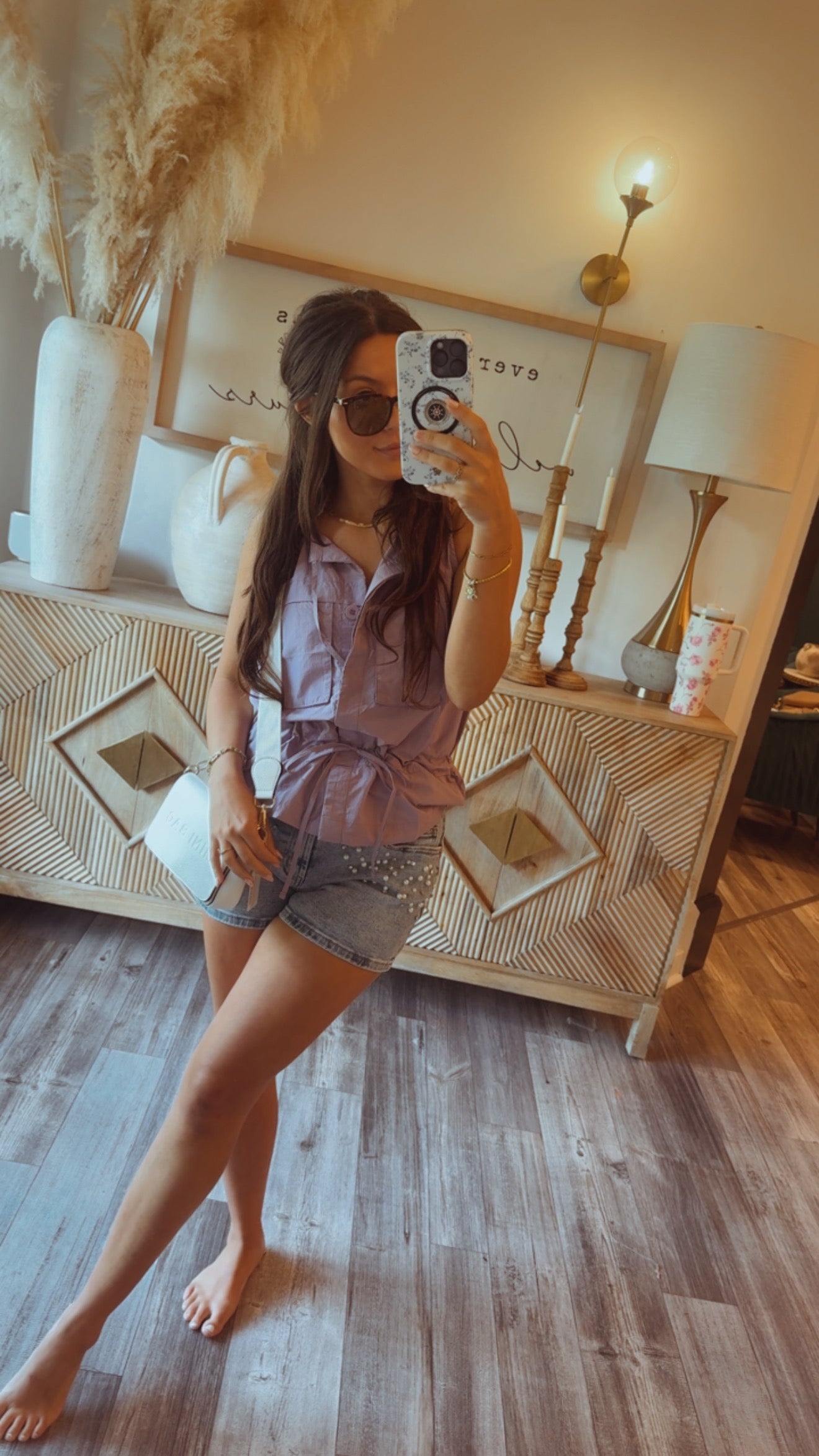 Purple Orchid Lightweight Top