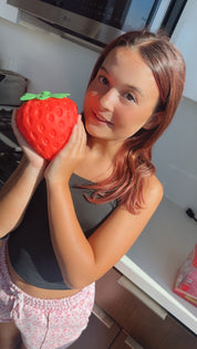 Giant Strawberry Squishy Toy