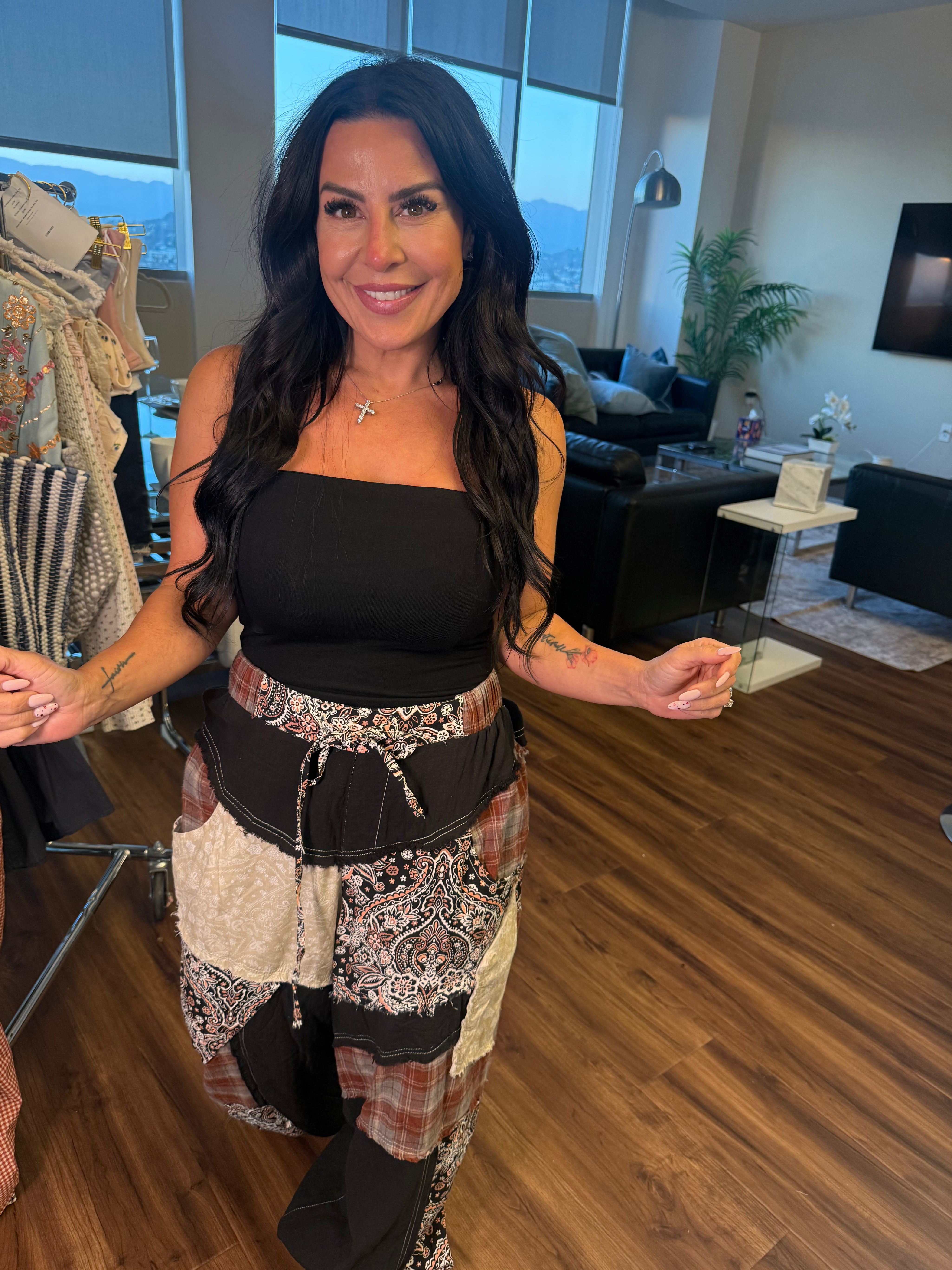 Ultra Soft Stitch and Co Black Tube Top