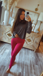 Magenta Butter Soft Leggings